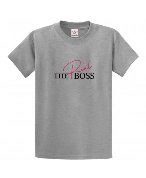 The Real Boss Classic Unisex Kids and Adults T-Shirt For Animated TV Show Fans